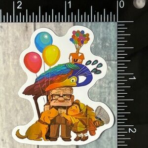 🌀10/$10🌀 Disney Pixar Up Reusable Waterproof Vinyl Sticker Decal